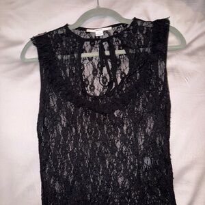 Urban Outfitters Kimchi Blue black lace top
